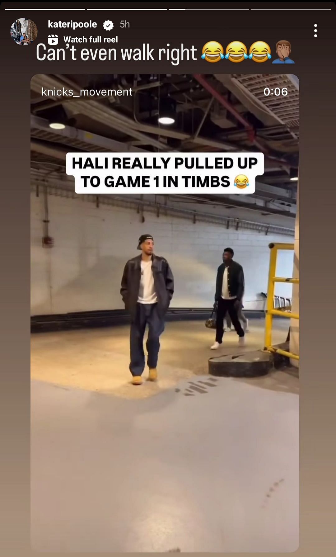 Poole's IG stories
